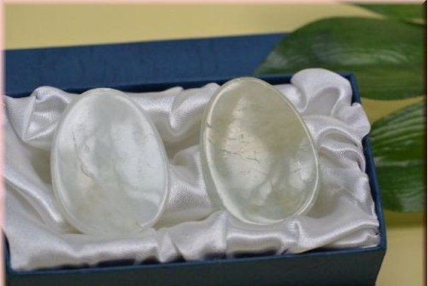 Kamienie do medytacji (na oczy) - Akwamaryn