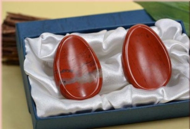 Kamienie do medytacji (na oczy) - Jaspis Czerwony