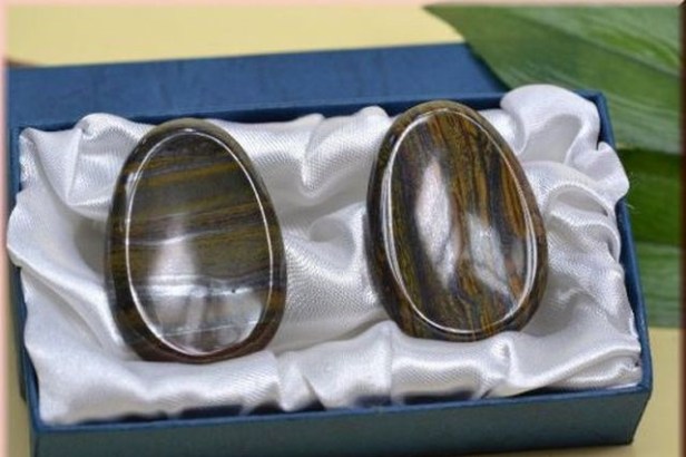 Kamienie do medytacji (na oczy) - Zelazne Tygrysie oko