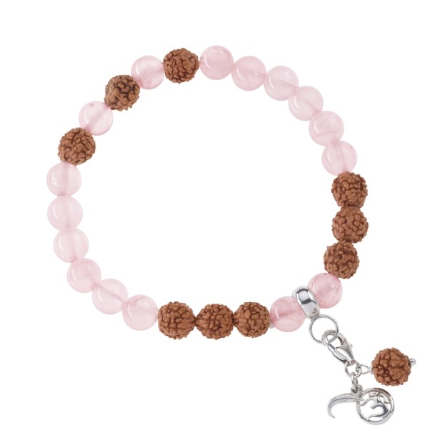 Bransoletka z Kwarcu rozowego Mala
