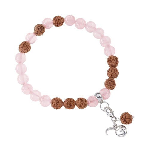 Bransoletka z Kwarcu rozowego Mala