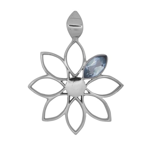 Anhänger Blume Topas